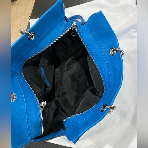 MARC JACOBS TOTE HANDBAG PURSE Blue - Picture 4 of 11